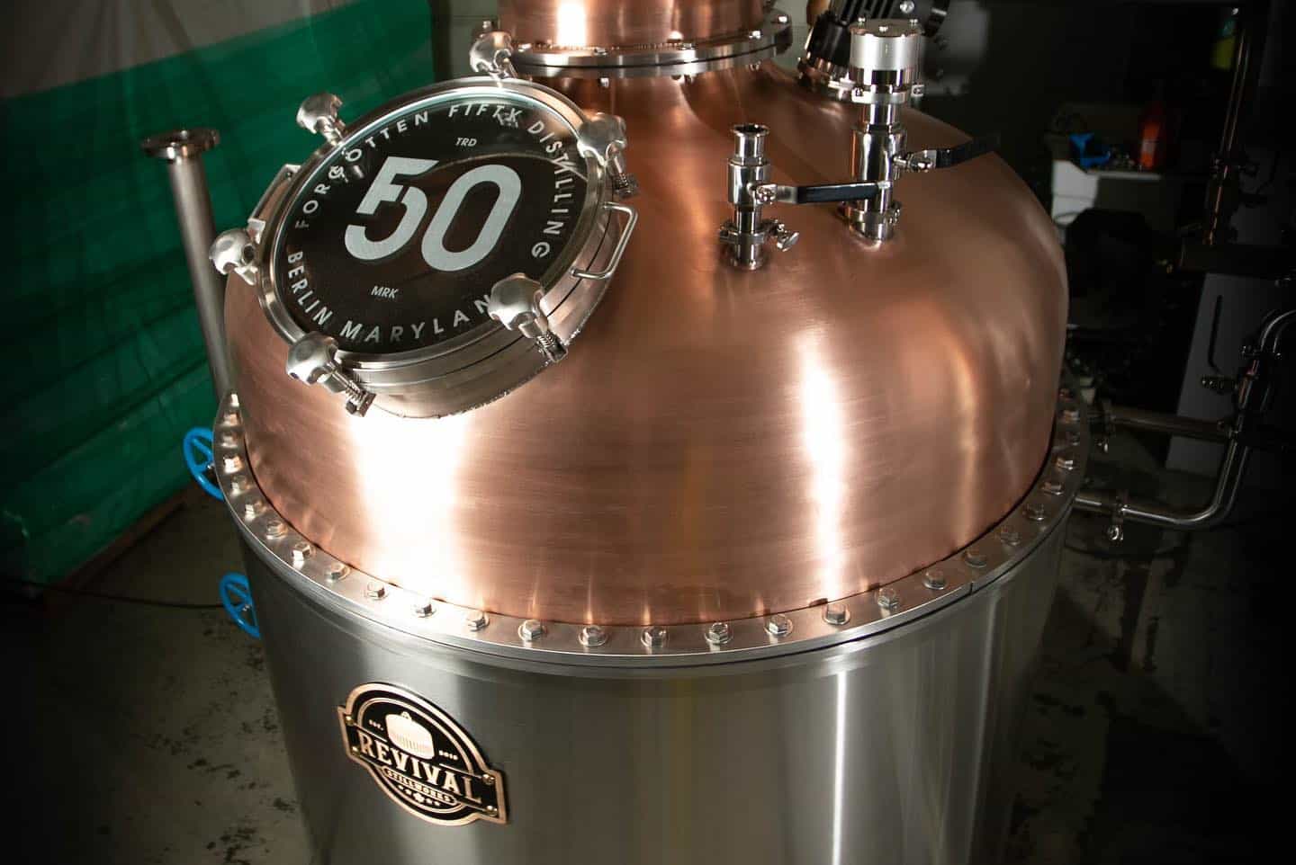 High-quality 'Forgotten 50 Distillery Equipment' showcasing the state-of-the-art machinery and tools used in the production of artisanal spirits at Forgotten 50 Distillery.